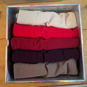 SKIMS COTTON JERSEY BOYSHORT 5 pack brand new in packaging